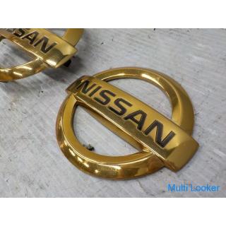 2008 Nissan Serena C25 genuine gold emblem 8-piece set Nissan logo large and small SERENA