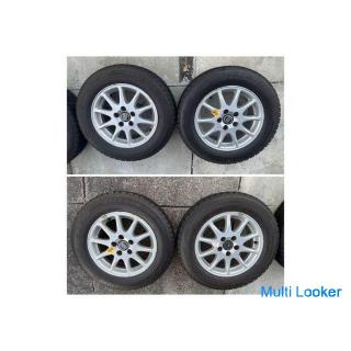 Volvo genuine wheels & Bridgestone (BRIDGESTONE) studless tires BLIZZAK REVO GZ 195 / 65R15