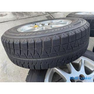 Volvo genuine wheels & Bridgestone (BRIDGESTONE) studless tires BLIZZAK REVO GZ 195 / 65R15