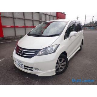 Honda Freed [YouTube video available] ☆ Grade FLEX Aero ☆ Pearl White ☆ Power Sliding Door ☆ ETC
