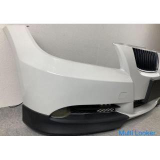 No cracks BMW 3 Series E90 Previous term Genuine front bumper Spoiler Grill with fog White