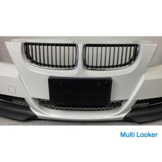 No cracks BMW 3 Series E90 Previous term Genuine front bumper Spoiler Grill with fog White