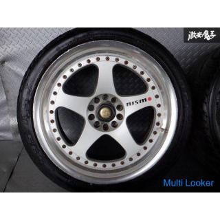 RAYS NISMO LM-GT1 LM GT1 Forged 18 inch 9.5J +14 5 holes PCD114.3 265 / 35ZR18 with 4 BCNR33 GT-R BN