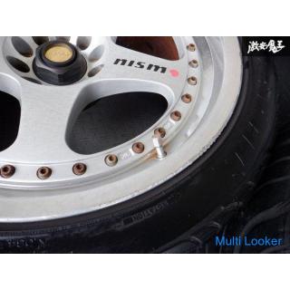 RAYS NISMO LM-GT1 LM GT1 Forged 18 inch 9.5J +14 5 holes PCD114.3 265 / 35ZR18 with 4 BCNR33 GT-R BN