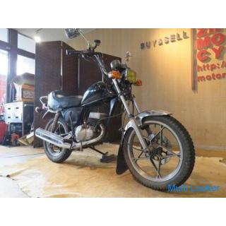 Rare! SUZUKI MAME TAN50 OR 502 12983 km. Black production! 2st 2 stroke old car moped vintage bike