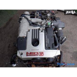 Guaranteed Nissan Genuine GF-ER34 Skyline 4-door RB25DE NA Neo 6 AT Automatic H10 / 7 Engine Body 75