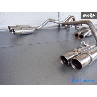 GANADOR URJ202W Land Cruiser Rankle 1UR-FE Stainless muffler 4 pieces JASMA certified product 03S142