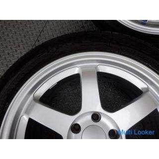 RAYS VR TE37 TE37C Forged 17 inch 9J +15 5 holes PCD 114.3 Beautiful goods RE050A 245 / 45R17 with 4