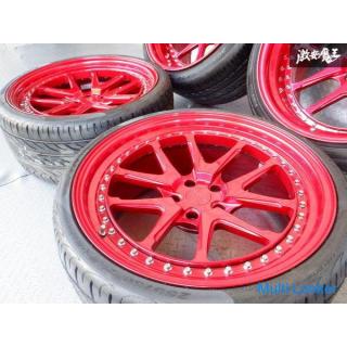 Rotiform 3P 20 inch 9.5J +0 12J -35 5 holes PCD 114.3 Candy Red Ferrari ABA-F142 458 Italia LB