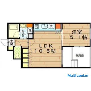 [Oasis in the city with your own hands] [Garden] [Location near the station] [Affordable rent is att