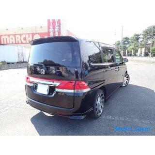 Honda Step WGN ☆ Grade 24Z ☆ 18 inch AW ☆ Power slats on both sides ☆ Wood-like mat ☆ Sunroof ☆ Seat