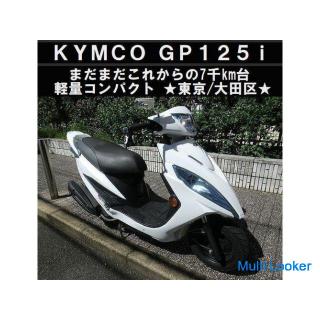 Lightweight and compact! KYMCO GP125i Strong ~ 7,000km USB power supply