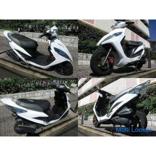 Lightweight and compact! KYMCO GP125i Strong ~ 7,000km USB power supply