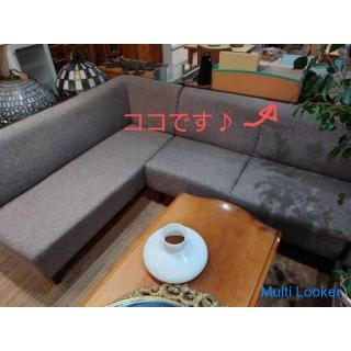 2-split large L-shaped sofa
