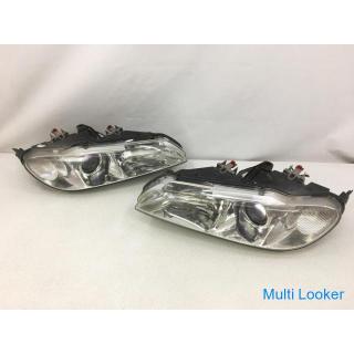 No cracks D9 Peugeot 406 Coupe Genuine halogen headlight left and right set