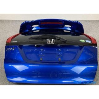 GK3 Honda Fit Genuine Backdoor Rear Gate OP Large Spoiler Wing With Back Camera B593M Sporty Blue M 