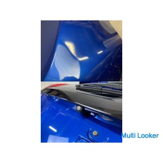 GK3 Honda Fit Genuine Backdoor Rear Gate OP Large Spoiler Wing With Back Camera B593M Sporty Blue M 
