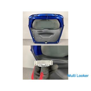 GK3 Honda Fit Genuine Backdoor Rear Gate OP Large Spoiler Wing With Back Camera B593M Sporty Blue M 