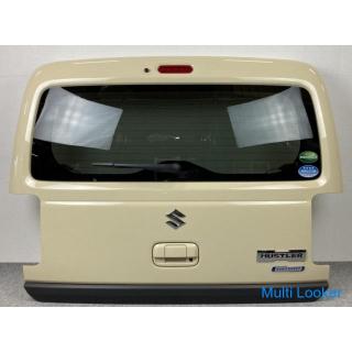 No dent 2020 MR92S Hustler hybrid genuine back door rear gate ZVG chiffon ivory M mileage 6.481 km. 