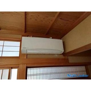 Install the air conditioner.