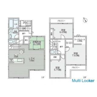 [Shiki Station] Newly built, 5 minutes walk / big house