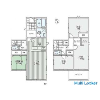[Shiki Station] Newly built detached house / Large detached house over 100㎡
