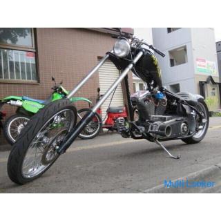 Harley Davidson Long Fork Chopper Rigid Softail eg BKL Evolution Evo 1340cc