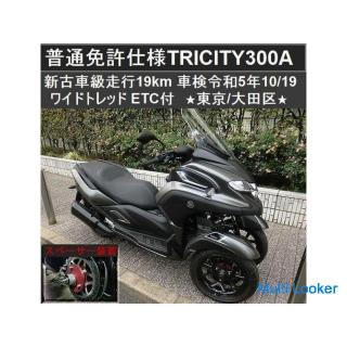 ★ Ordinary license specification Tricity 300 New old car class "Mileage 19 km" Wide tread with ETC ★