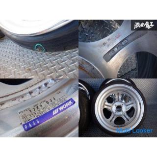 Super deep rim! WORK WORK MEISTER S1 17 inch 9J -20 9J -30 4 holes PCD 114.3 4 AE86 Levin Trueno Sil