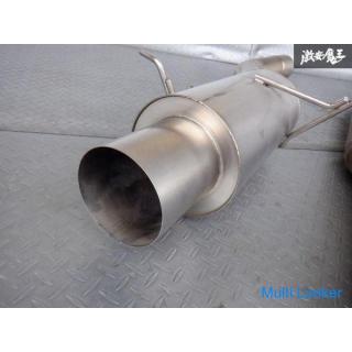 beautiful! !! R-magic FD3S RX7 13B Full titanium muffler Straight catalyst integrated 100Φ TO4Z Used