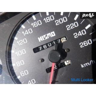 Rare item with guarantee! !! NISMO BNR32 Skyline GT-R RB26DETT Black Speedometer 260 km speed Displa