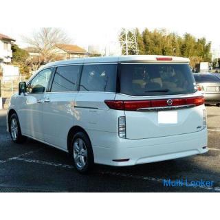 2011 Nissan Elgrand 250XG both sides electric sliding door memory navigation terrestrial digital TV 