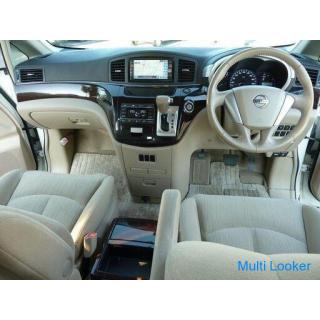 2011 Nissan Elgrand 250XG both sides electric sliding door memory navigation terrestrial digital TV 