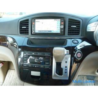 2011 Nissan Elgrand 250XG both sides electric sliding door memory navigation terrestrial digital TV 