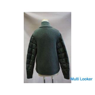 MONCLER MAGLIONE TRICOT CARDIGAN size 1 S khaki