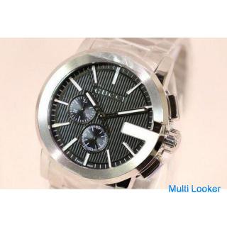 Exhibit GUCCI Chrono YA101204 Chronograph 101.2 Men's Quartz Watch Black Dial / Metal / 44mm Width I