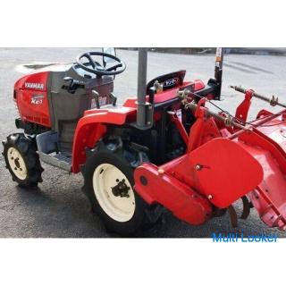 Yanmar Tractor Ke-1 12.5 horsepower 4WD Continuously variable transmission Tillage width 1100 mm [Ag