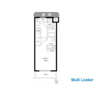 Foreign nationality is allowed. No key money. 9 minutes walk from Asakusa on the Tokyo Metro Ginza L