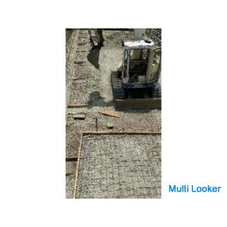 Concrete base large and small, Inaba warehouse, etc., bicycles, strollers, trolley slopes and bases,