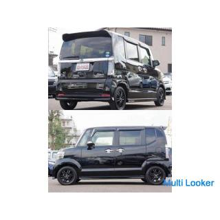 Honda N BOX Custom SS Black Style Package!! The lowest price in the company loan industry! !!