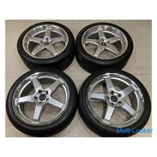 Good Condition Forged RAYS REM ROGA 20 inch 8.5J / 9.5J +36 PCD120 5H 245 / 40R20 275 / 35R20 4 pcs 