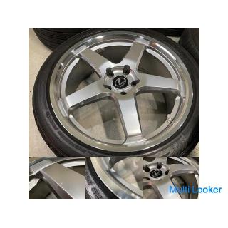Good Condition Forged RAYS REM ROGA 20 inch 8.5J / 9.5J +36 PCD120 5H 245 / 40R20 275 / 35R20 4 pcs 