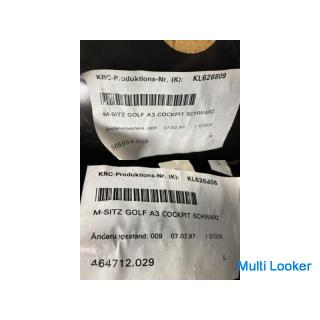 No tearing 1997 Golf 3 Genuine RECARO Front seat Left and right set