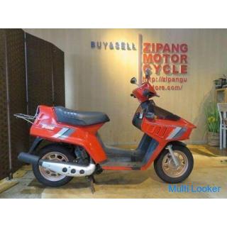 HONDA BEAT AF07 50cc 1.246 km. 1983 Red Tire Bali Mountain! Production! Moped Original Chari Scooter