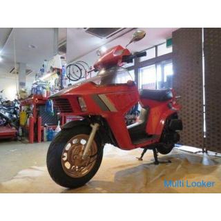 HONDA BEAT AF07 50cc 1.246 km. 1983 Red Tire Bali Mountain! Production! Moped Original Chari Scooter