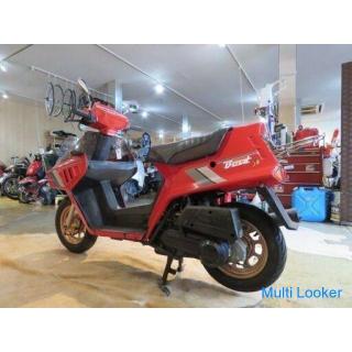HONDA BEAT AF07 50cc 1.246 km. 1983 Red Tire Bali Mountain! Production! Moped Original Chari Scooter