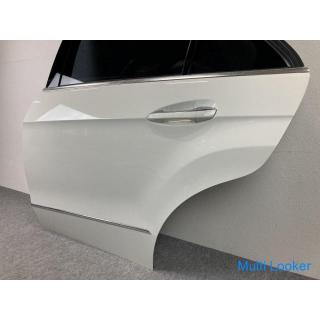 Mercedes E Class W212 E300 Genuine Left Rear Door 650 Calcite White