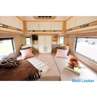 Custom-made fashionable trailer houses that can be made from hundreds of thousands are on sale