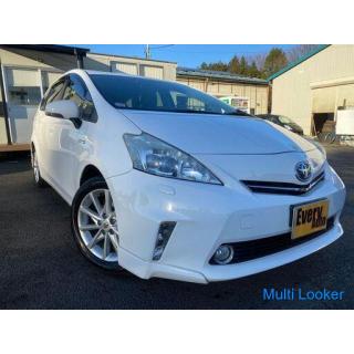 ★  Toyota ★ Prius α ★ G Touring Selection ★ Navi ★ Popular car ★ Hybrid ★ 1800cc ★ 5-seater ★