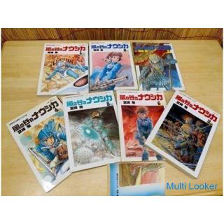 Secondhand book ★ Tokuma Shoten Nausicaa of the Valley of the Wind Wide version Volumes 1 to 7 with 